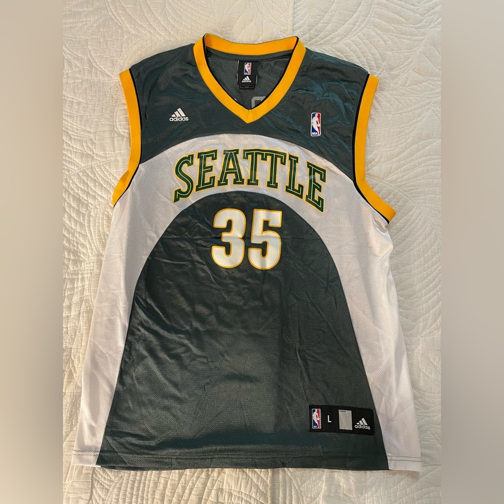 Adidas Kevin Durant #35 Replica Seattle SuperSonics jersey
